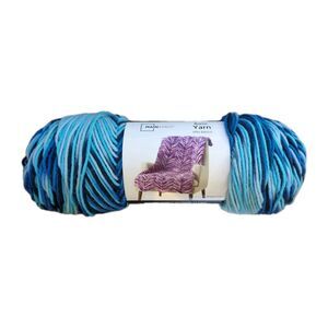 Mainstays Blue Skies Varg Striped Acrylic Yarn 285 yd 5oz Variegated Ombre Multi
